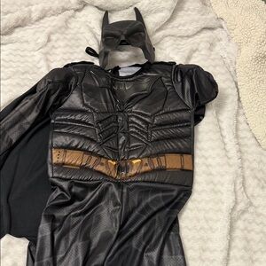 #137 The Dark Knight Black Superhero Costume with Mask
